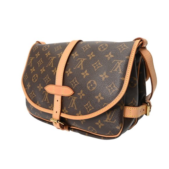 LOUIS VUITTON Authentic Brown Monogram Canvas Shoulder Bag - Picture 3 of 11